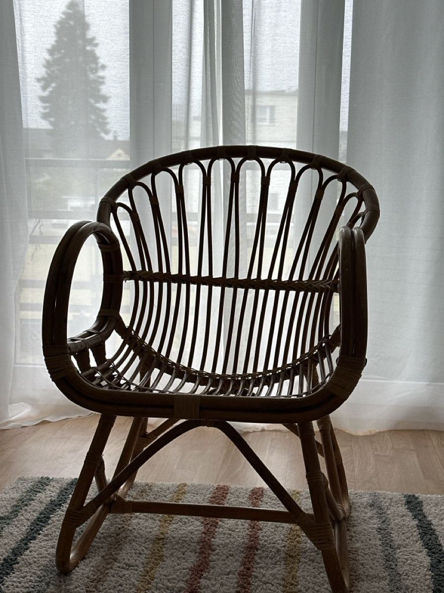 Fauteuils: Rattansessel – D'occasion à Niederönz par gla_82js 2