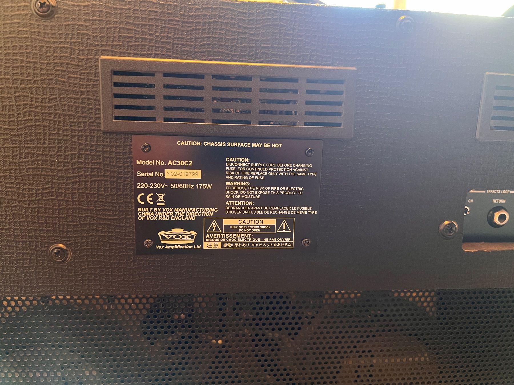 Vox Amplificatori: VOX AC 30 C2 Greenback – Usato da Kirchdorf BE venduto da fme_9gy9 5