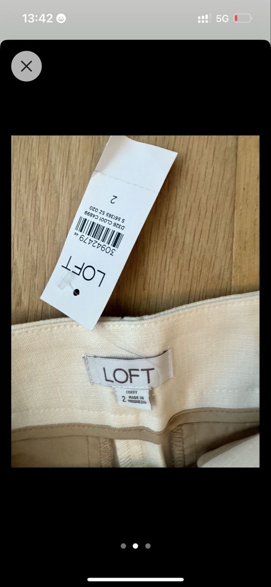 Pantalons: Short Ecru – Neuf (Voir description) à Crissier par amc_7gtd 1