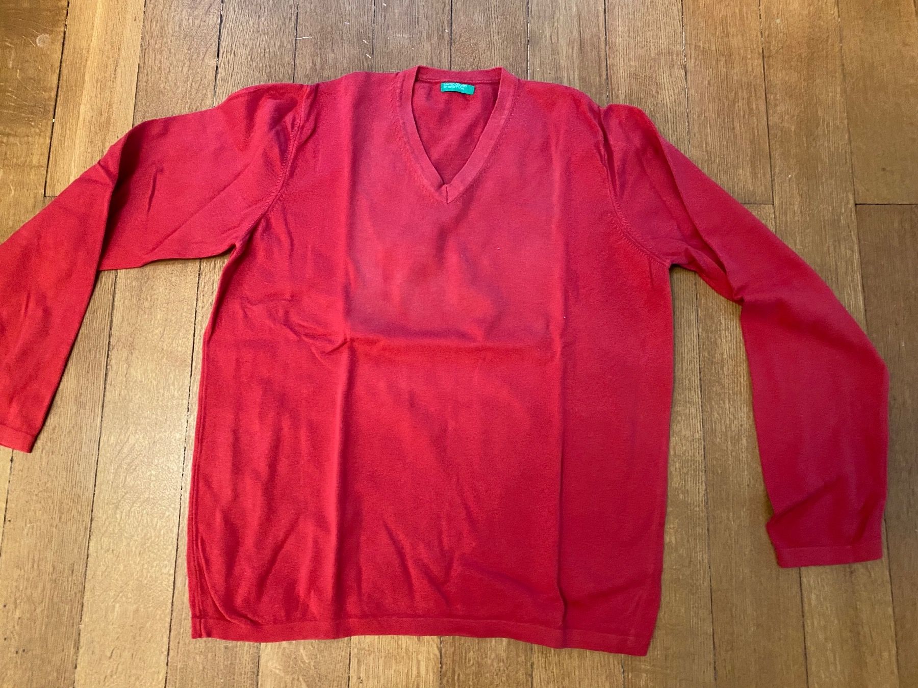 Benetton Maglioni & Felpe: Pullover BENETTON, rot (Grösse L) – Usato da Basel venduto da SAF