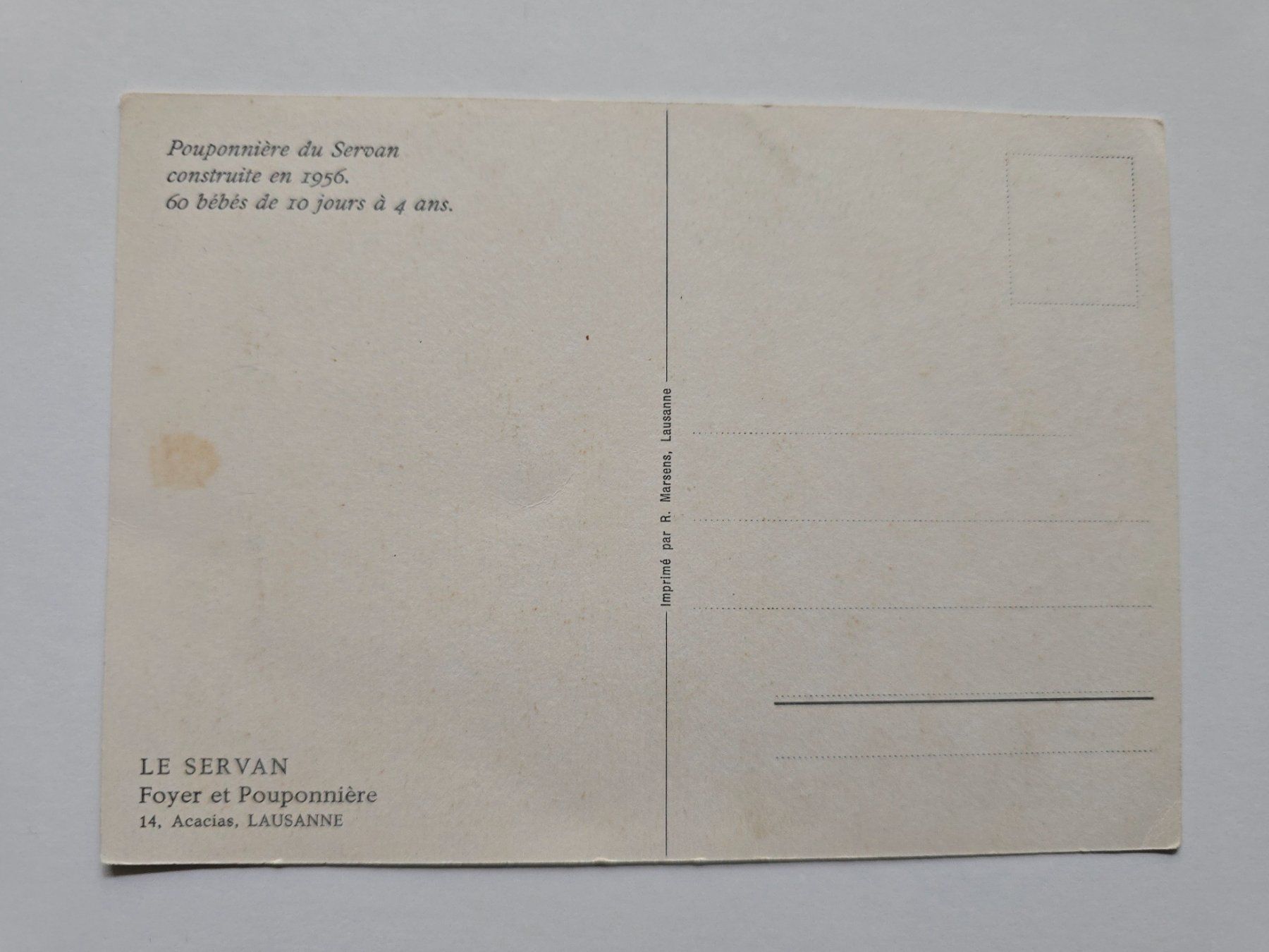 Cartoline postali: AK Le Servan Lausanne alt – Usato da Dättlikon venduto da Wundertuete_ 1