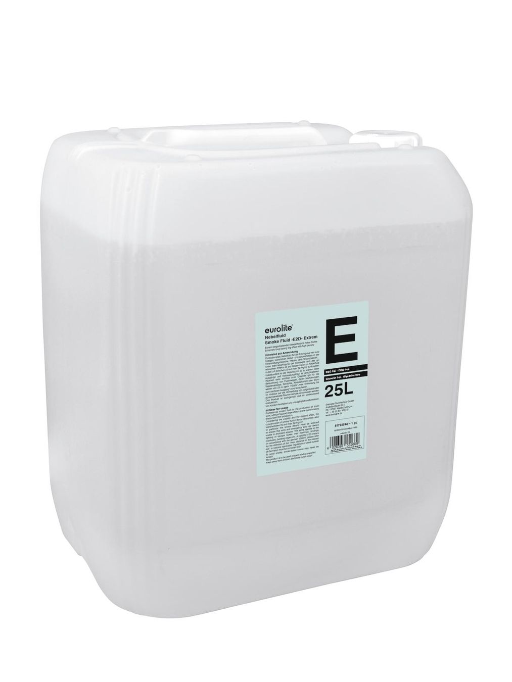 Macchine nebbia: Smoke Fluid -E2D- Extrem Nebelfluid 25l – Nuovo e nell'imballaggio originale da Däniken SO venduto da Profog1