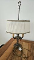 Tischlampe antik Messing