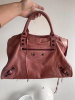 Handtasche Balenciaga City Leder rosa