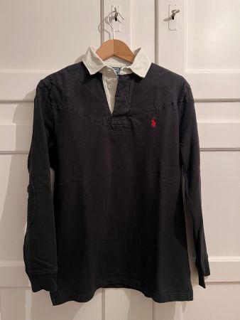 RALPH LAUREN Rugby Shirt M (innen mit Fleece)
