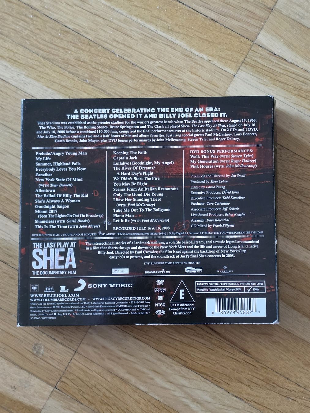 CD: 2CD/2DVD: Billy Joel: Live at Shea Stadium Deluxe Edition – Usato da Aesch BL venduto da immon 1