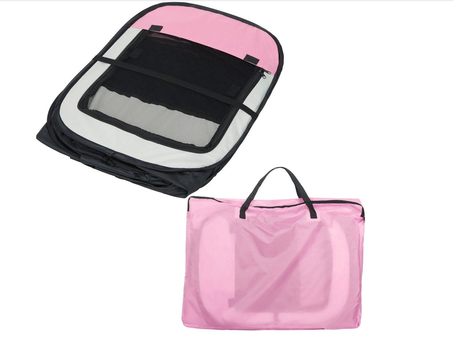 Gabbie, trasporto & Sicurezza: Tierlaufstall aus Polyester rosa – Nuovo (secondo la descrizione) da Steinhausen venduto da Retourenprofis 2