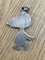 pendentif Snoopy en argent 800 Vintage