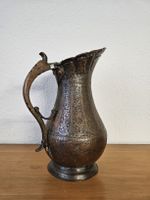 Kanne aus 1870 "orientalische" Gravur | schwer, Bronze?
