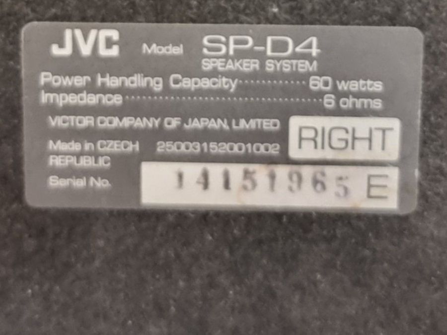 JVC Casse acustiche: JVC Lautsprecher SP-D4 – Usato da Zürich venduto da Pinogaudio 5