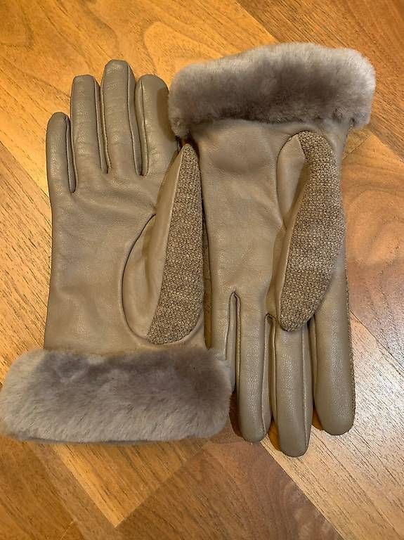 Ugg Guanti & manicotti: Neue edle UGG Leder Damenhandschuhe – Nuovo (secondo la descrizione) da Altendorf venduto da Pippa4