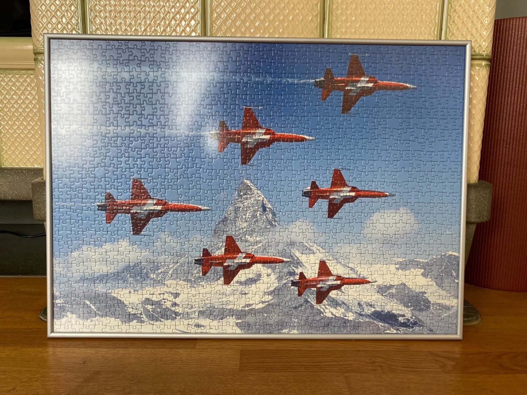 Ravensburger Puzzles: Puzzle Patrouille Suisse gerahmt – Gebraucht aus Illhart von donbotas
