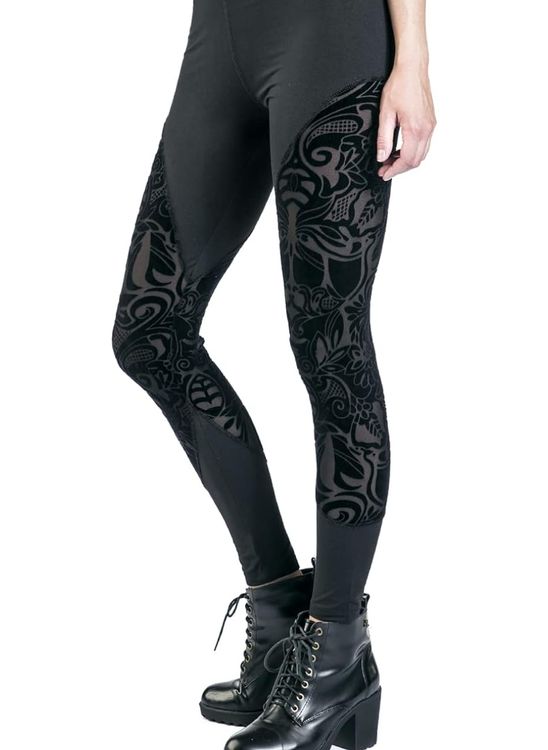 Gothicana by EMP Take Comfort Leggings zwart S 95% katoen, 5% elastaan Basics, Gothic, Industrial