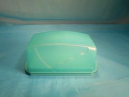 Tupperware Behälter für Butter, türkis