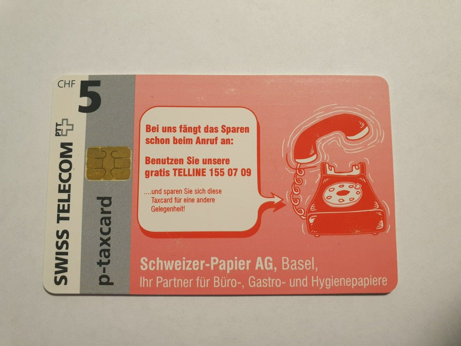 Telefon- & Taxkarten: Schweizer Papier AG – Gebraucht aus Rain von chesz