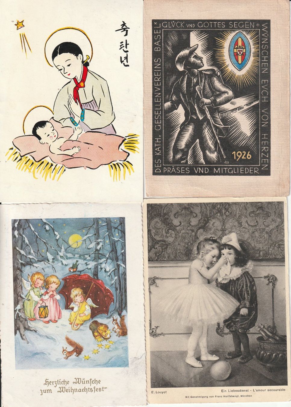 Cartoline postali: 40  Gruss - Kunst - Diverse Karten – Usato da Lumbrein venduto da made02 5