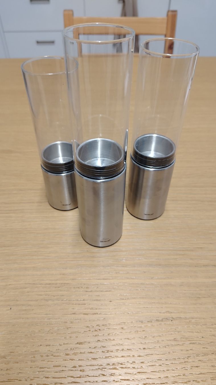 Blomus Portacandele: 3 Kerzenhalter von Blomus – Usato da Schwerzenbach venduto da VityaCrafts