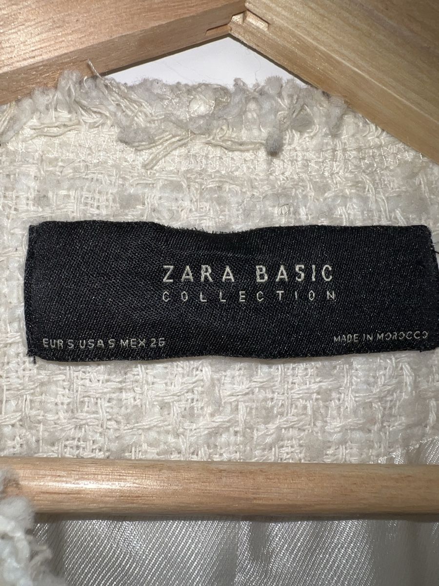 Zara Cappotti: Zara Basic Damen Mantel Weiss Struktur-Optik Grösse S – Usato da Urdorf venduto da ines.tr96 1