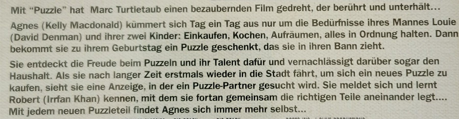 Tutti i DVDs: dvd "puzzle" sehr guter zustand – Usato da Zürich venduto da var_gmw9 3