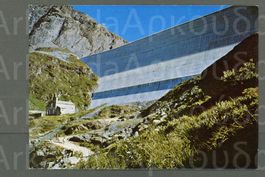 AK color Grande Dixence VS le barrage,St.Jean ≈ 1985