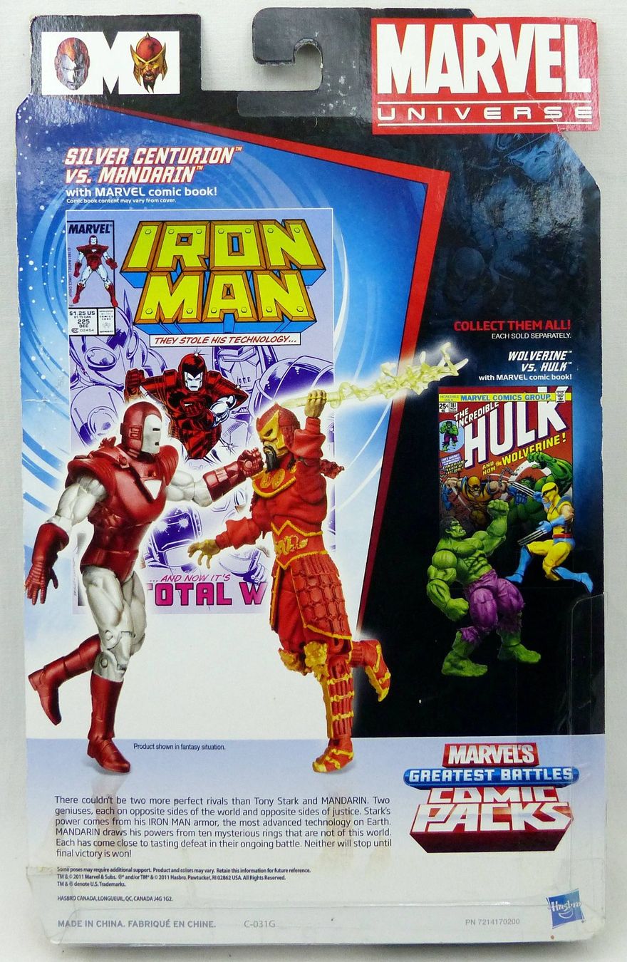Marvel Figuren: IRON MAN VS. CENTURION + #225 MARVEL UNIVERSE FIGURE 2011 – Gebraucht aus Lugano von YouWantUS 3