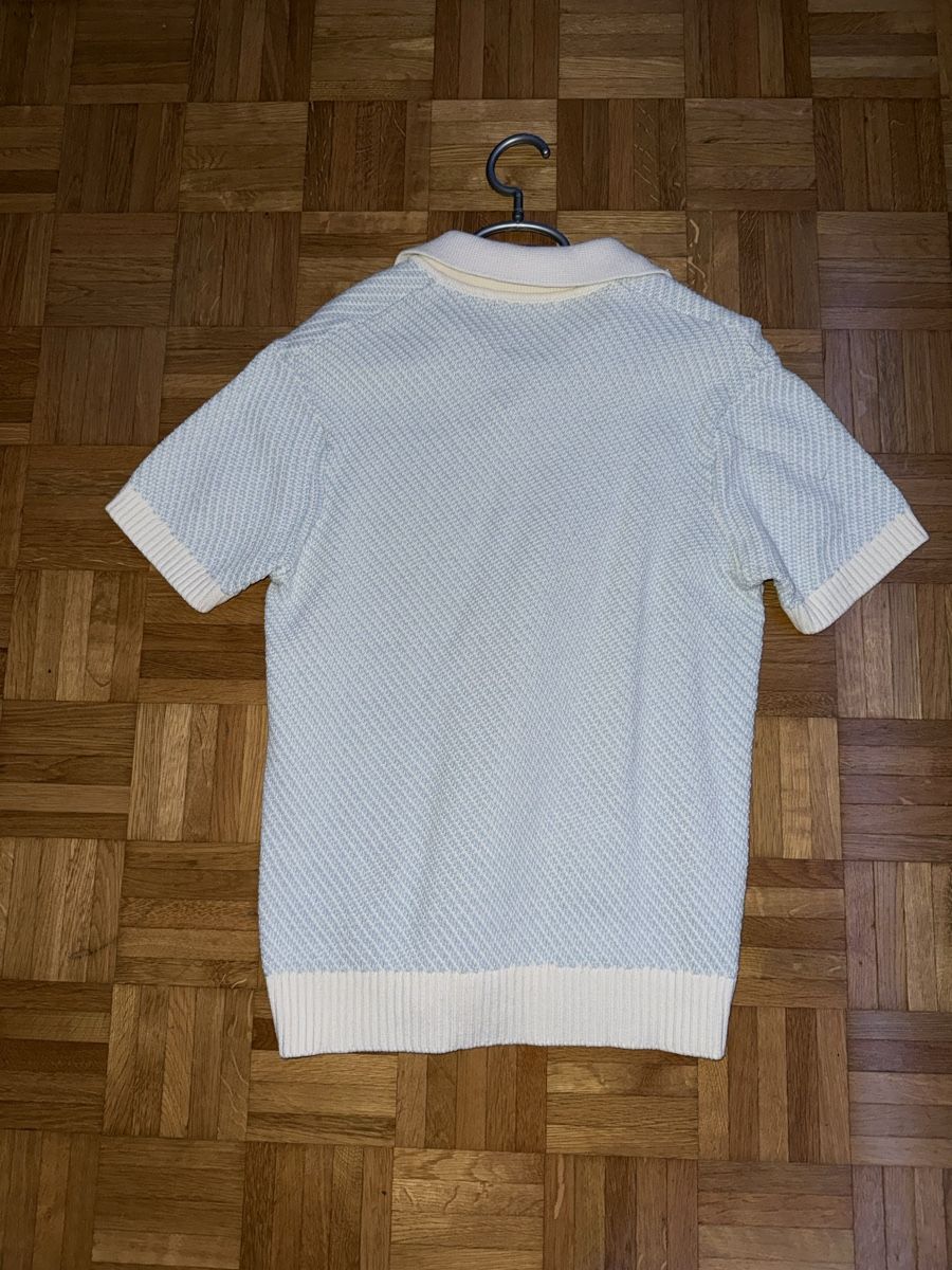 Zara T-Shirts: Strick-Poloshirt Zara hellblau Size M – Neu (gemäss Beschreibung) aus Dietikon von jagamel 1