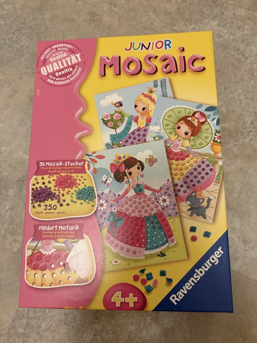 Ravensburger Giochi: Ravensburger Junior Mosaik Steckerli-Spiel – Usato da Zofingen venduto da SaraMay
