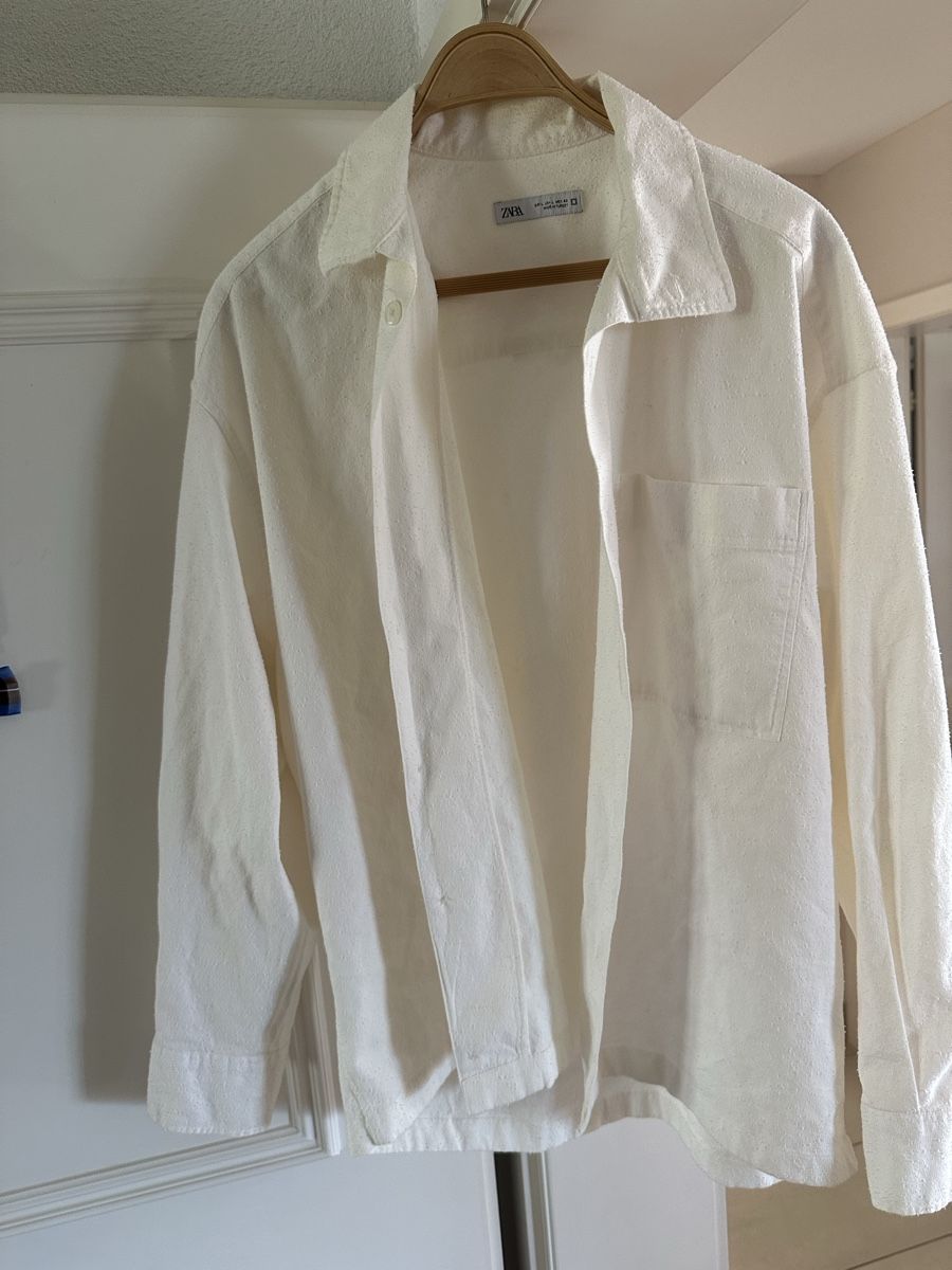 Zara Camicie: Oversize white shirt - Gr. L – Nuovo (secondo la descrizione) da Zürich venduto da SunnySeller 2
