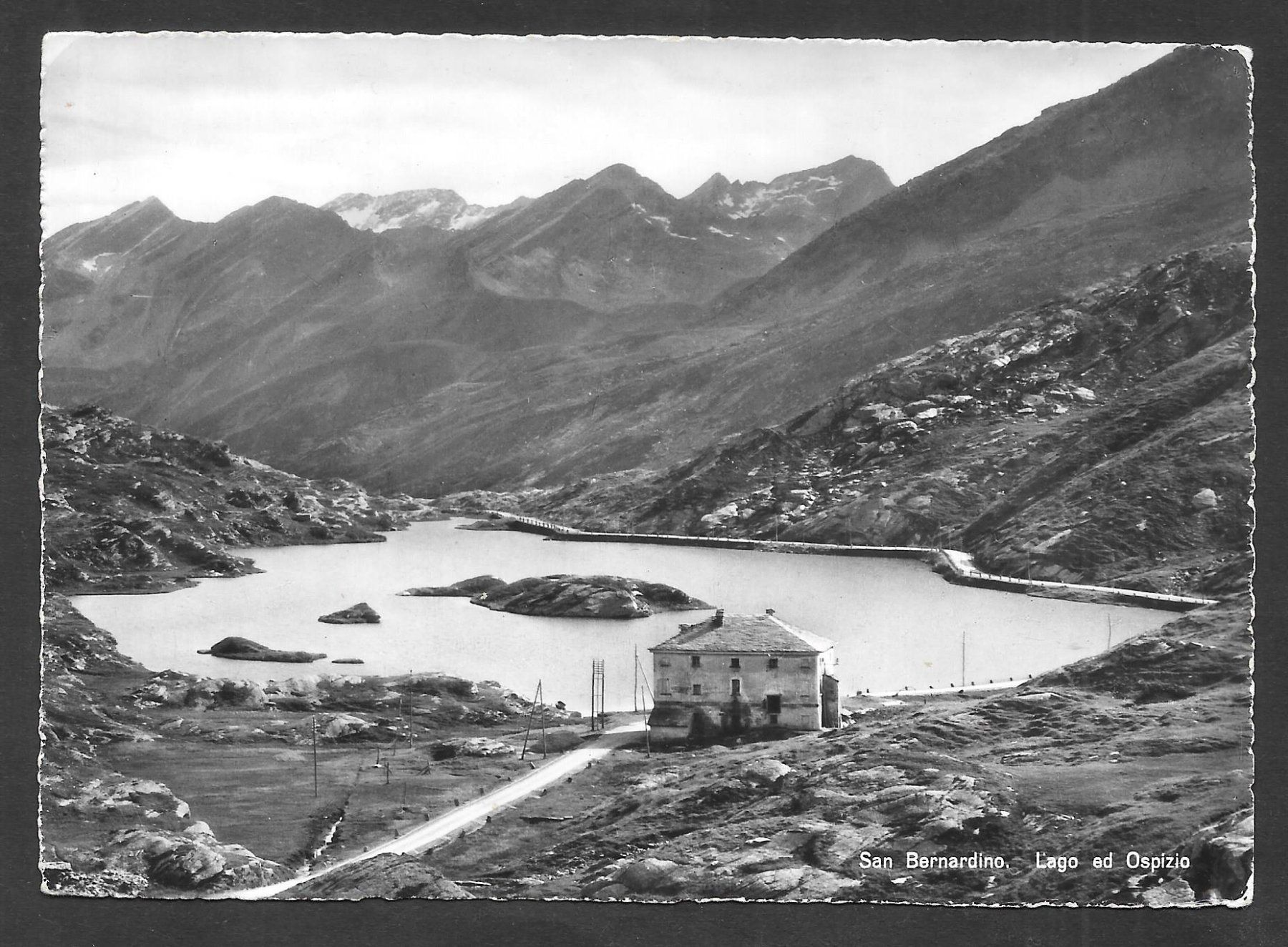 Cartoline postali: San Bernardino Lago ed Ospizio – Usato da Olten venduto da clotaldi