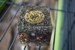 Orgonit Orgonite Würfel  Swiss  Made 50mm
