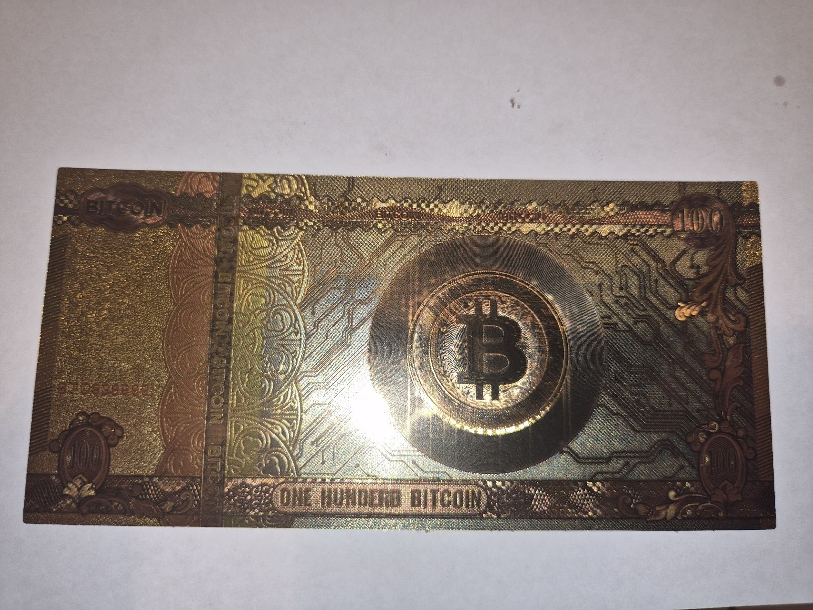 Banconote: 1 billet commémoratif Bitcoin – Nuovo (secondo la descrizione) da Senèdes venduto da hen_fw8b 1