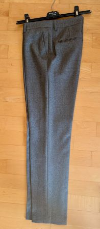 Stoffhose Akris grau meliert gebraucht , UNGETRAGEN!Gr.36