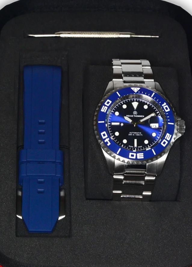 Revue Thommen Orologi: 2025er Revue Thommen Diver Barracuda Point NEU & Full Set – Nuovo e nell'imballaggio originale da Embrach venduto da Canderau 9