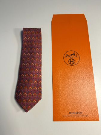 Hermès Muster Krawatte