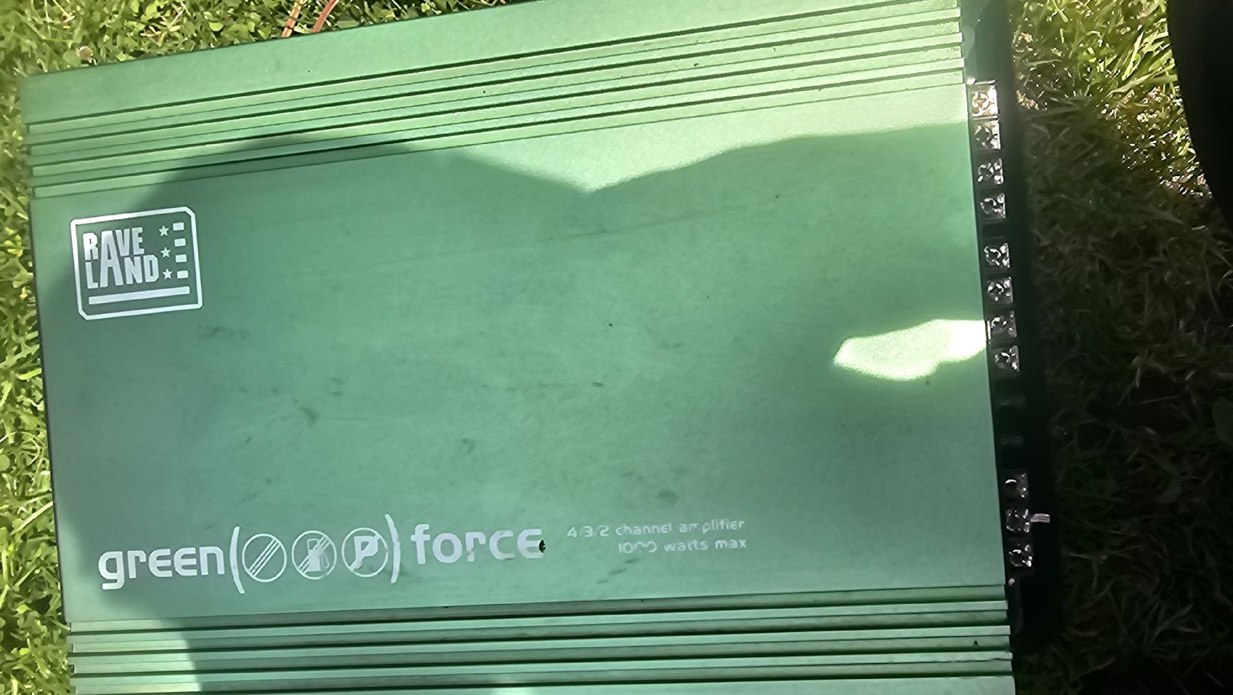 Amplificatori: Green Force 4/3 Kanal Verstärker 1000 Watt max.  – Usato da Goldau venduto da Mar-tin 3