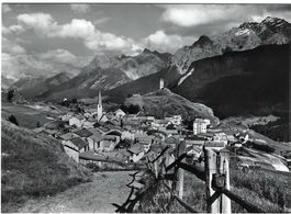 Alte AK Andeer, Unterengadin, Graubünden.