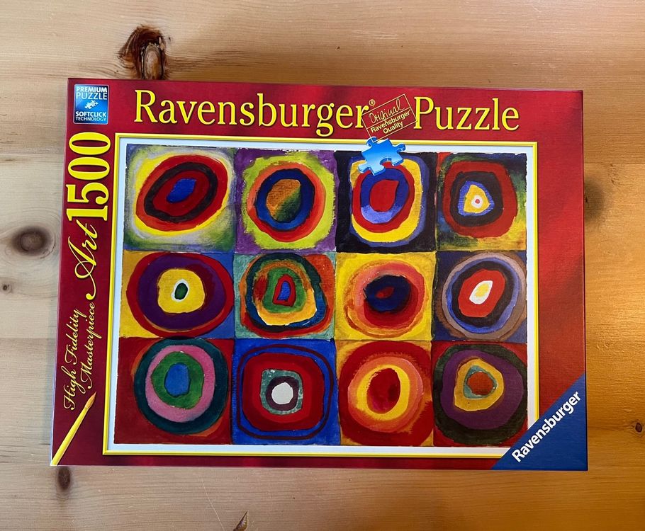1000-Teile Puzzle - Kandinsky 'Painting With Red Spot' - Kunst-Puzzle Für Fortgeschrittene