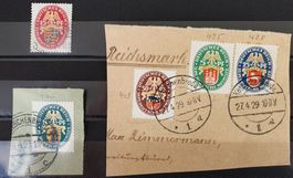 Deutsches Reich 425-429 Nothilfe 1928 gestempelt