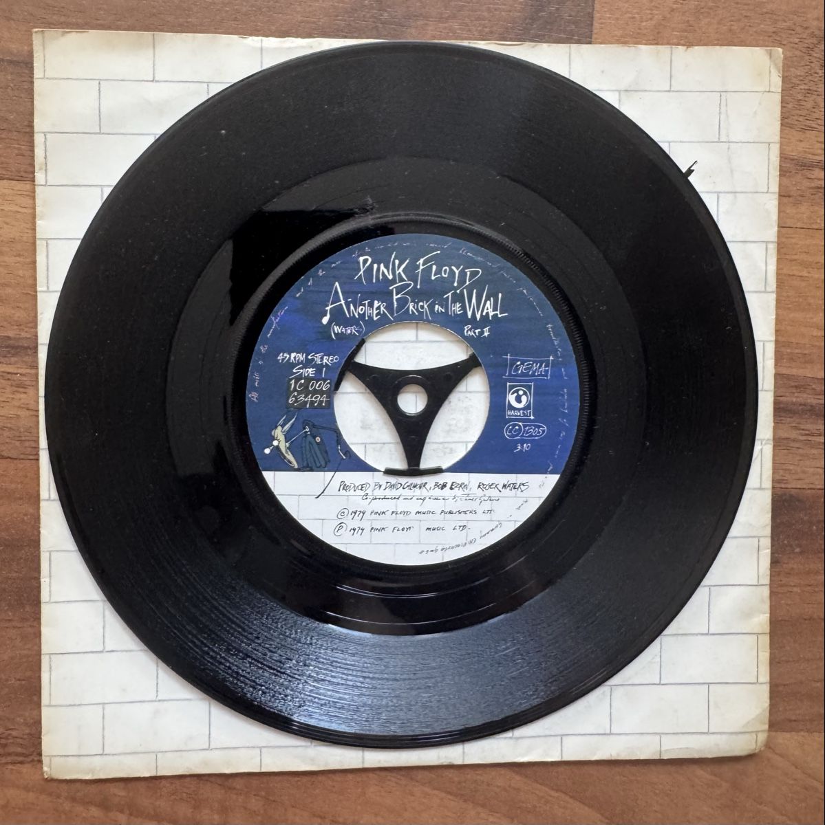 Dischi in vinile: Pink Floyd - Another Brick In The Wall - 7" Single - 70s – Usato da Rorbas venduto da BlackstarRecords 2