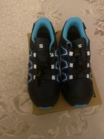 Salomon Wanderschuhe blau schwarz Grösse 37 neuwertig