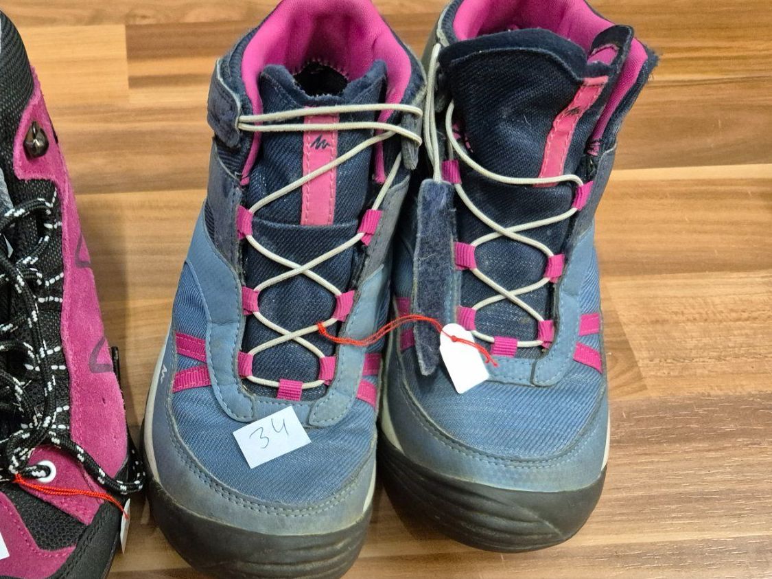 Schuhe für Mädchen: 1 Wanderschuh Trekkingschuh Gr. 34 -B12 – Gebraucht aus Schwarzenburg von Flamingo07