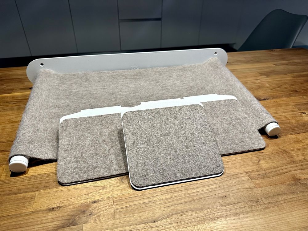 RshPets Katzen Kletterwand Set | Wandmontiert Mit Bett & 2 Stufen | Platzsparende Katzenmöbel