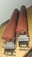 Spur 1  2 neue Seitenentladewagen Tadgs DINGLER