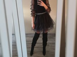 Sehr lange Stiefel