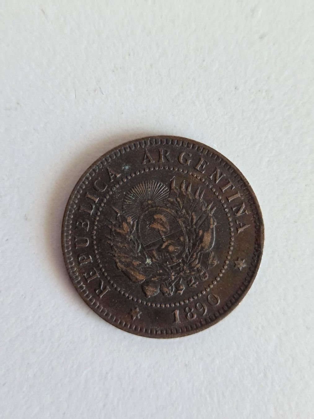 Tutti le monete: Münze Argentinien Un Centavo 1890 – Usato da Luzern venduto da Kartenansicht