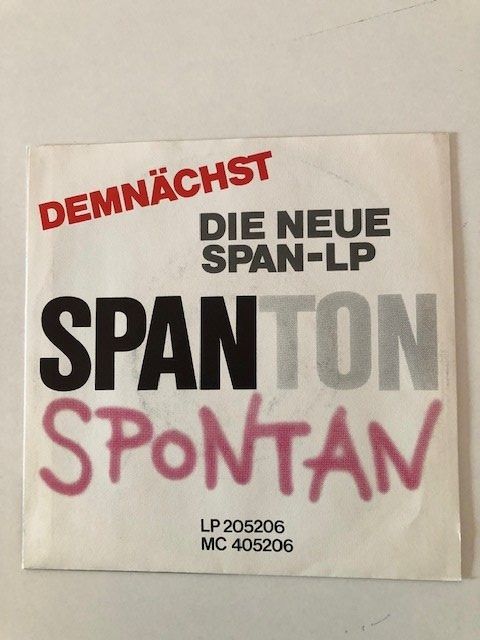 Dischi in vinile: Span – Usato da Aarwangen venduto da Jukebox3 1