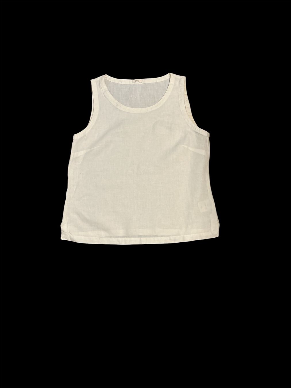 Top: Enna Off White Leinen Top 38 – Usato da Arzier-Le Muids venduto da Fblouet