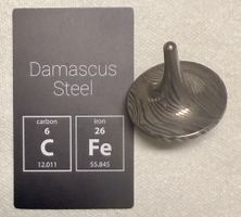 Damast Stahl Kreisel von Foreverspin