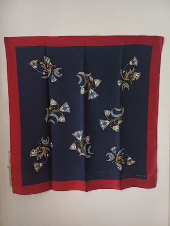 Seidenfoulard von Lanvin Paris, 88x88cm