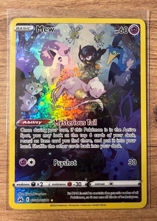 Mew ALT ART GG10/70 Pokemon Crown Zenith Galar Gallery Kaufen auf Ricardo